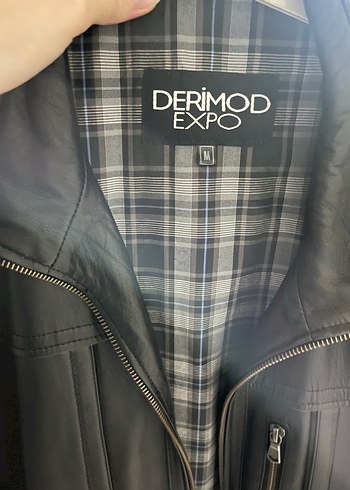 Siyah Deri ceket - Görsel 7