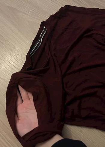 Bordo tişört - Görsel 4