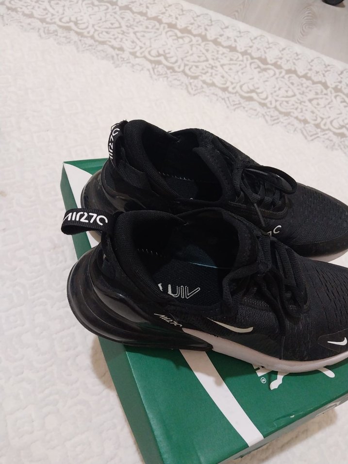 Siyah Elastik  Spor Ayakkabı - Görsel 4