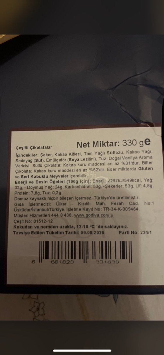 Godiva Altın Kutuda 120 Parça Likörlü Çikolata - Görsel 2