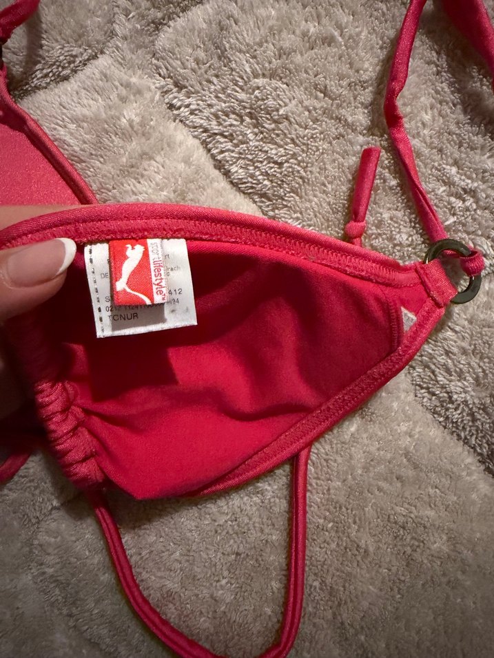 Puma Pembe İpli Bikini Üstü - Görsel 4