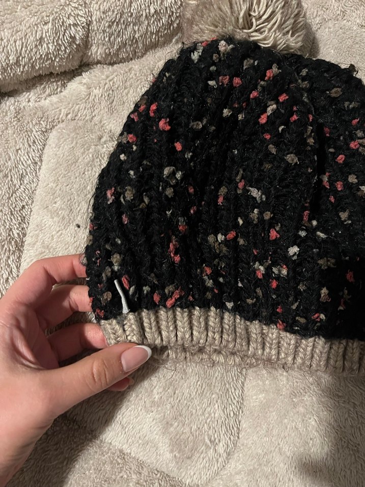 Kürk Detaylı Çok Renkli Örgü Kadın Bere - Görsel 2