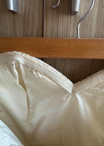 Askısız Mini Beyaz Vintage Gelinlik - Görsel 7