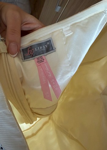 Askısız Mini Beyaz Vintage Gelinlik - Görsel 6