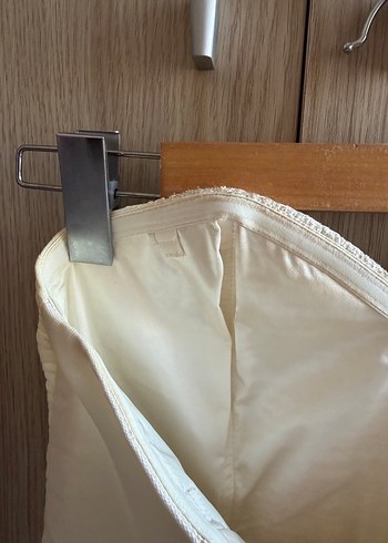 Askısız Mini Beyaz Vintage Gelinlik - Görsel 8