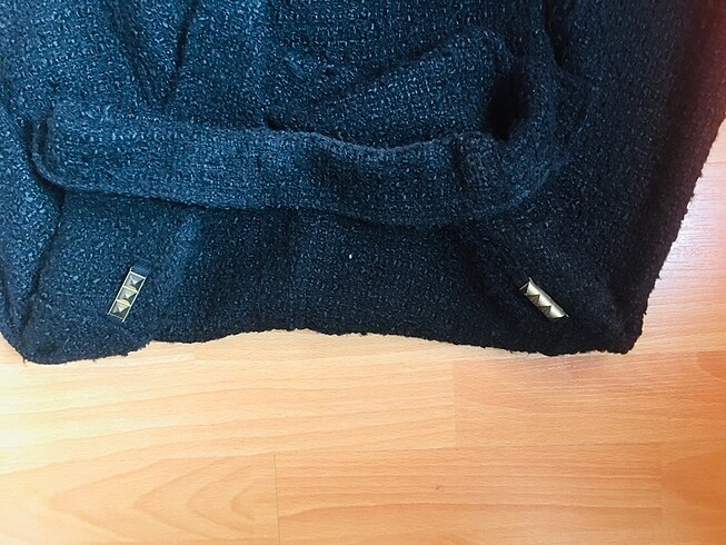m Beden siyah Renk tek düğme blazer ceket