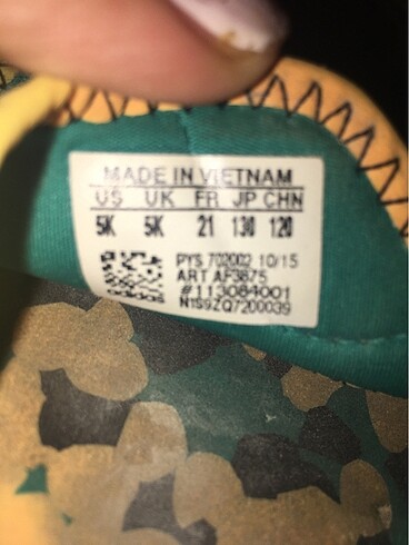 21 Beden yeşil Renk orijinal adidas sandalet