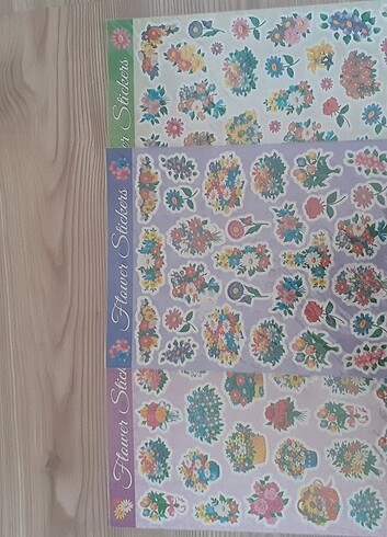 Çiçek stickerlari 