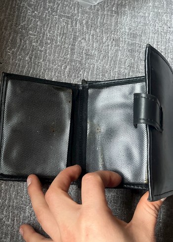 Siyah Minimalist Erkek Cüzdan - Görsel 4