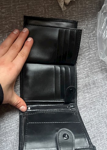 Siyah Minimalist Erkek Cüzdan - Görsel 3