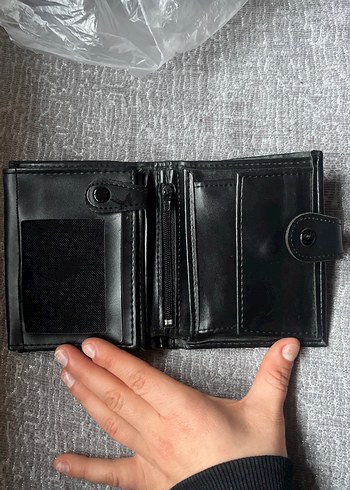 Siyah Minimalist Erkek Cüzdan - Görsel 2