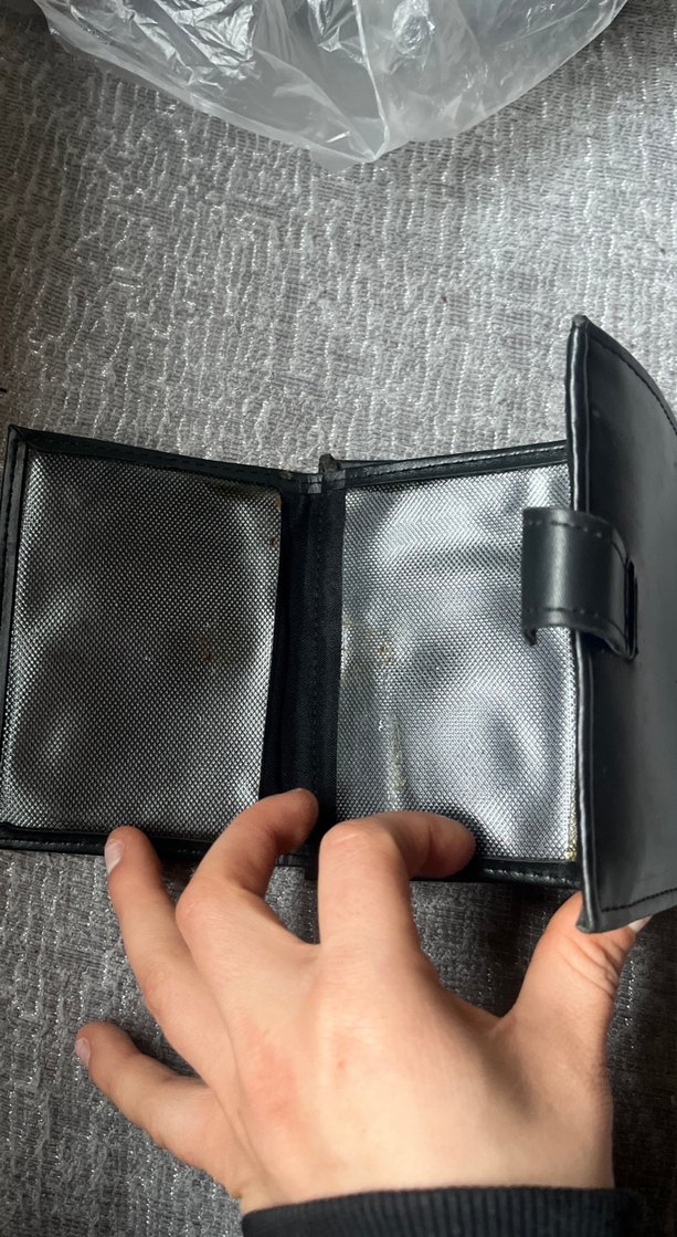 Siyah Minimalist Erkek Cüzdan - Görsel 4