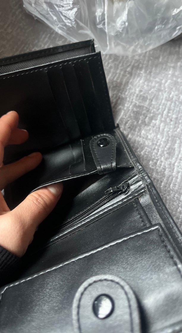 Siyah Minimalist Erkek Cüzdan - Görsel 5