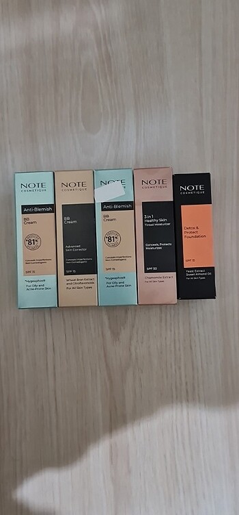 Note bb ve fondöten