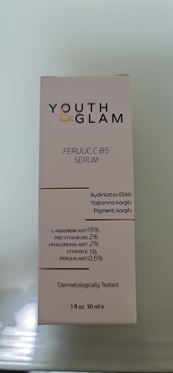 Beden Youth glam ferulic c b5 serum