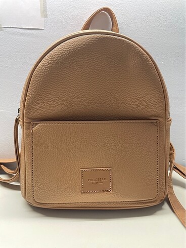 Pull and Bear Pull and Bear Nude Bej Sırt Çantası
