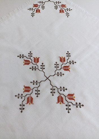 etamin kaneviçe masa örtüsü - Görsel 2