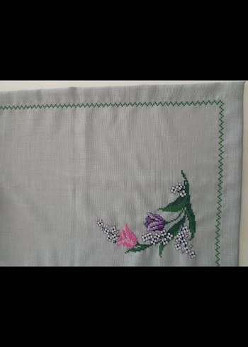 kanaviçe runner masa örtüsü - Görsel 2