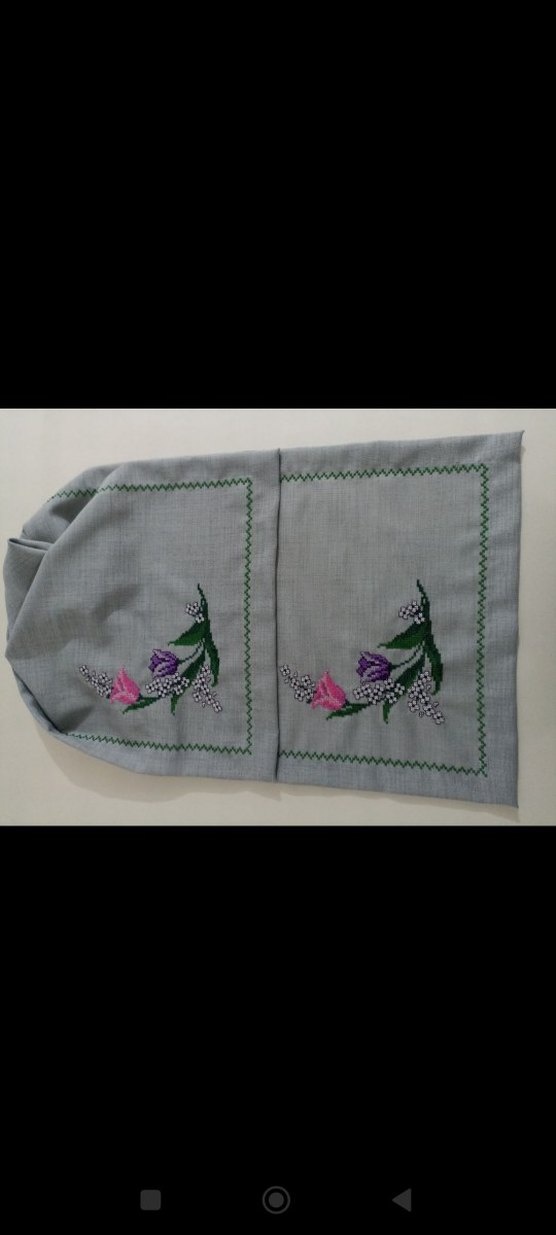 kanaviçe runner masa örtüsü - Görsel 3