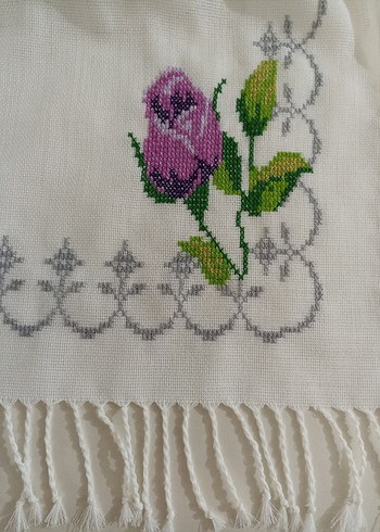 kanaviçe runner masa örtüsü - Görsel 4