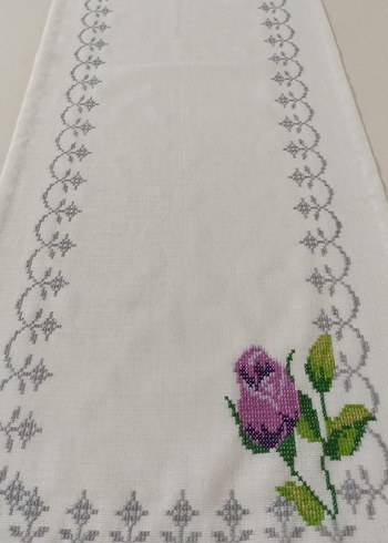 kanaviçe runner masa örtüsü - Görsel 3