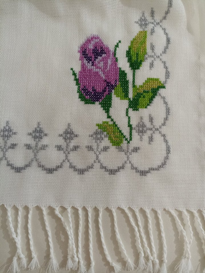 kanaviçe runner masa örtüsü - Görsel 4