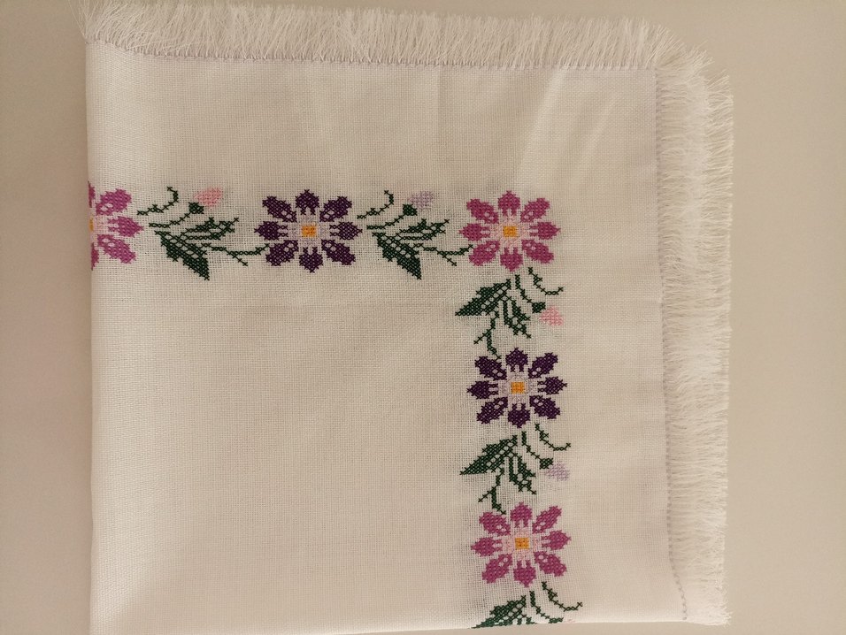 kanaviçe masa örtüsü - Görsel 4