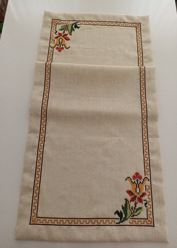 kanaviçe runner masa örtüsü - Görsel 4