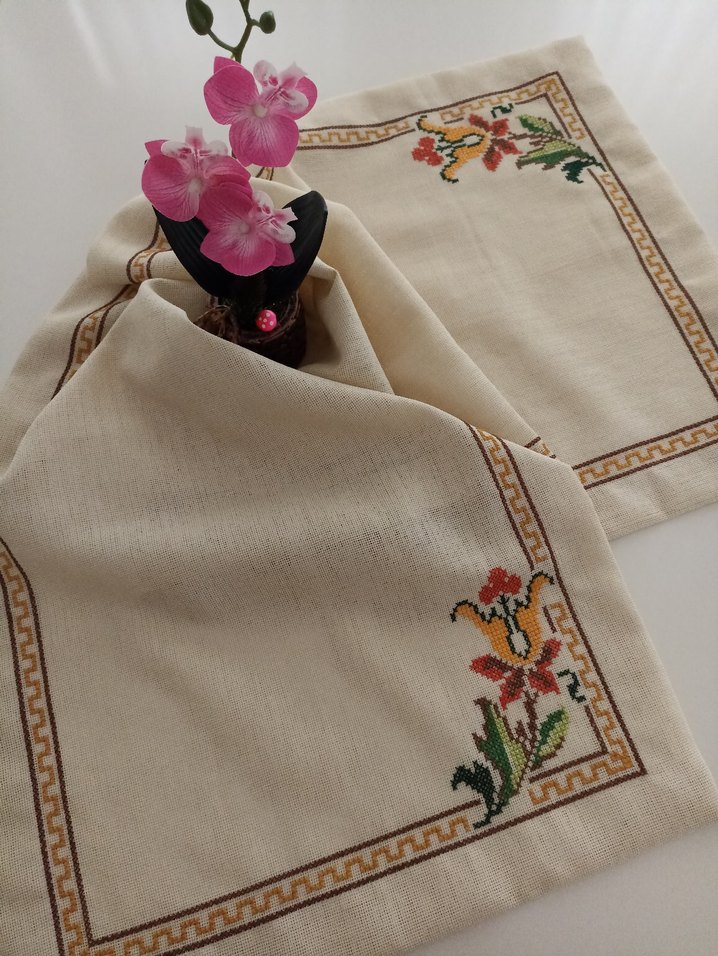 kanaviçe runner masa örtüsü - Görsel 2