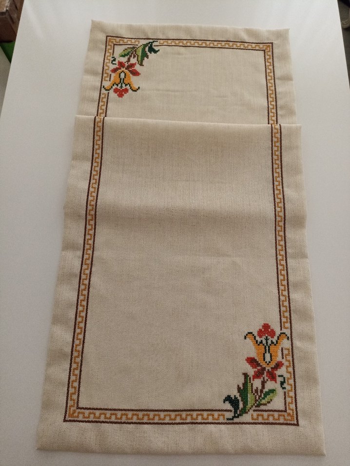 kanaviçe runner masa örtüsü - Görsel 4