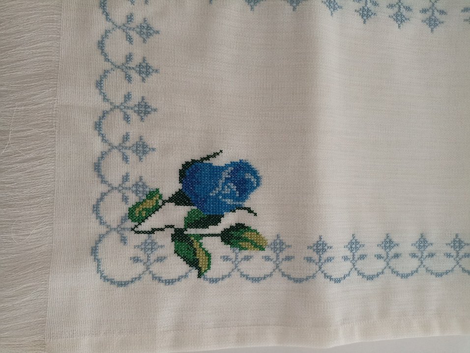 kanaviçe runner el işi - Görsel 2