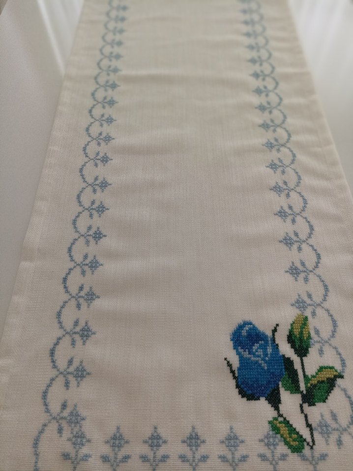 kanaviçe runner el işi - Görsel 4