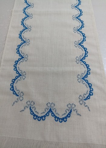 kanaviçe runner masa örtüsü - Görsel 2