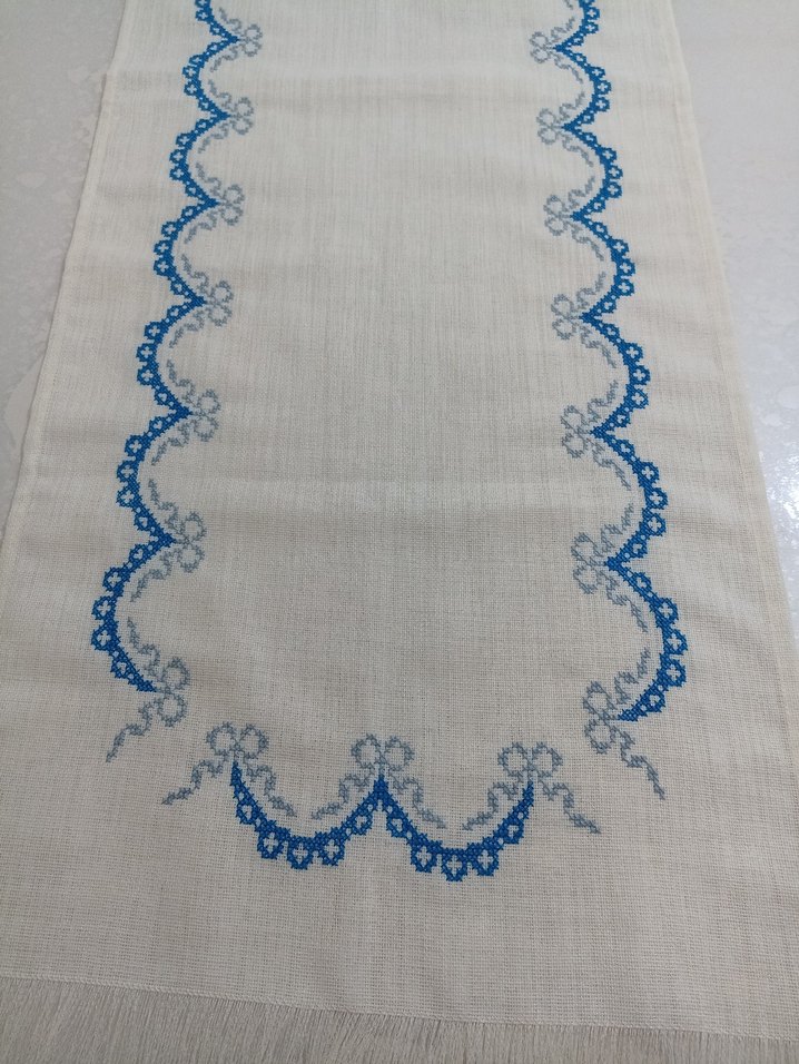 kanaviçe runner masa örtüsü - Görsel 2