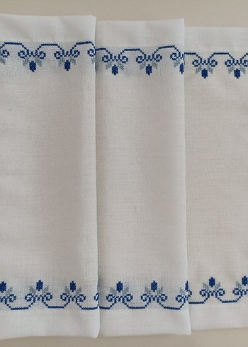 etamin kanaviçe salon takımı 4 parça - Görsel 6