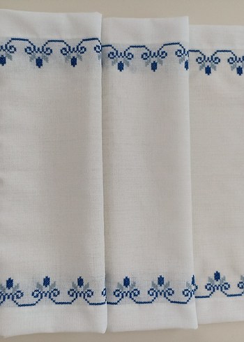 etamin kanaviçe salon takımı 4 parça - Görsel 5