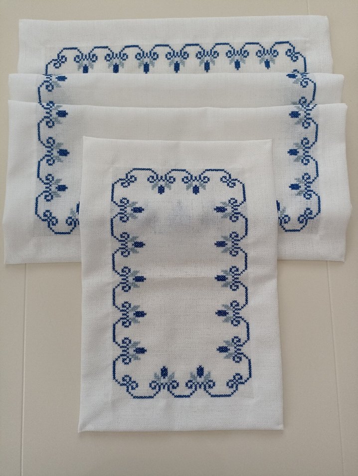 etamin kanaviçe salon takımı 4 parça - Görsel 2