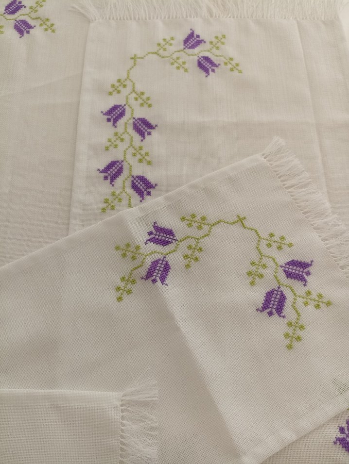 etamin kaneviçe 5 li oda takımı - Görsel 2