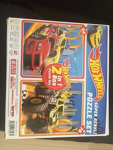  Beden Renk HotWheels 2?li puzzle