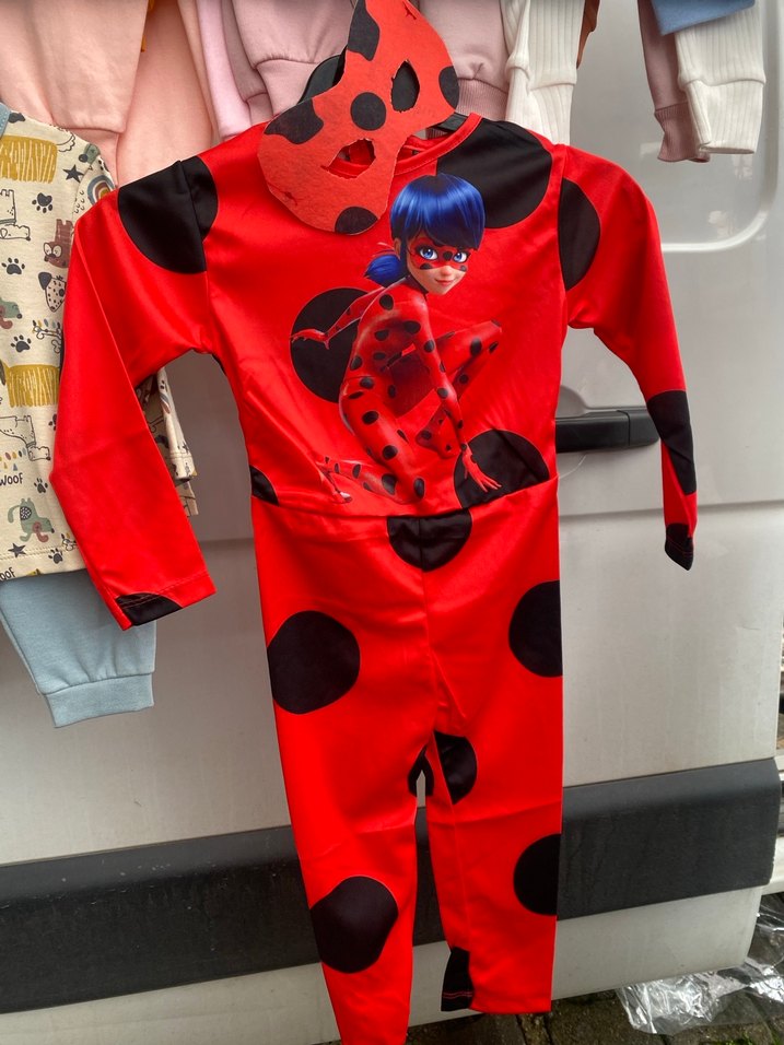 Kırmızı Puantiyeli Çocuk Kostümü - Görsel 2