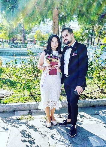Beyaz nikah elbisesi 
