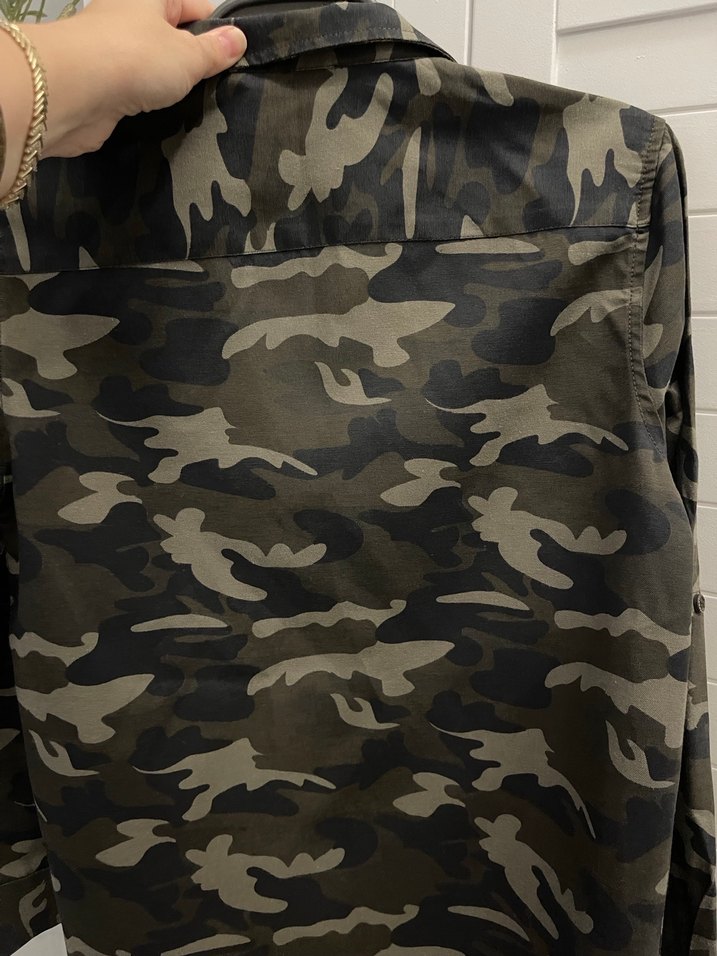 Erkek Çocuk Kamuflaj Desenli Gömlek - Görsel 2