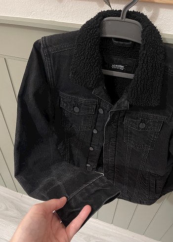 Lcw erkek çocuk içi kürklü kot ceket - Görsel 3