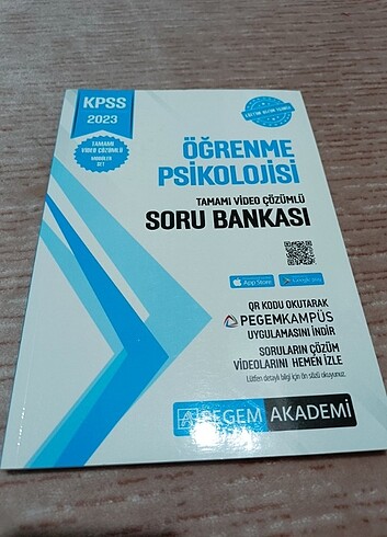 Pegem Eğitim bilimleri Öğrenme psikolojisi soru banlası