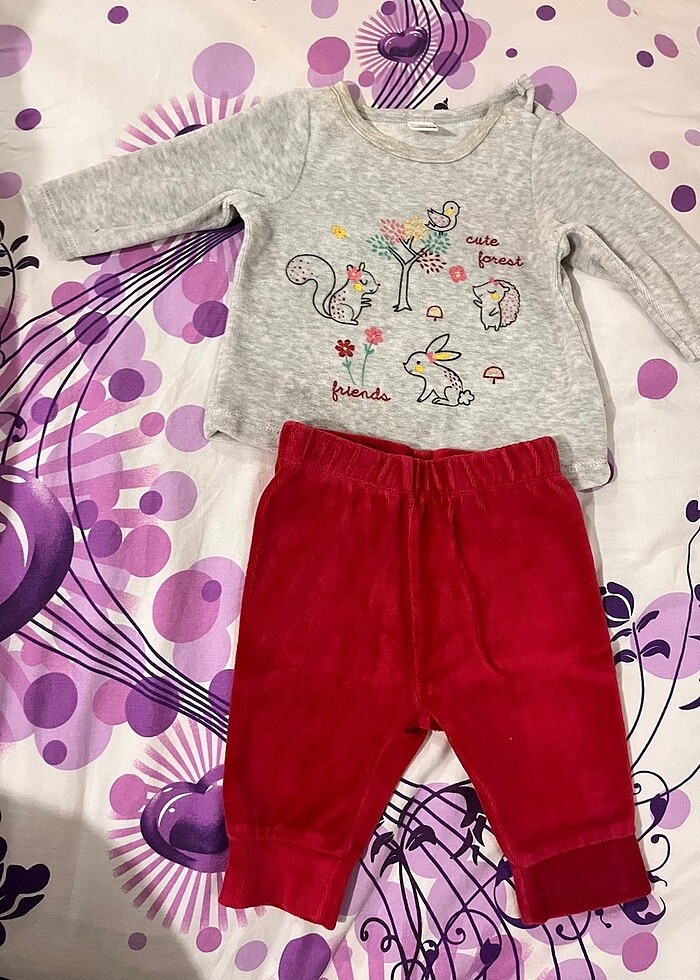 Kadife çocuk takım - Görsel 3