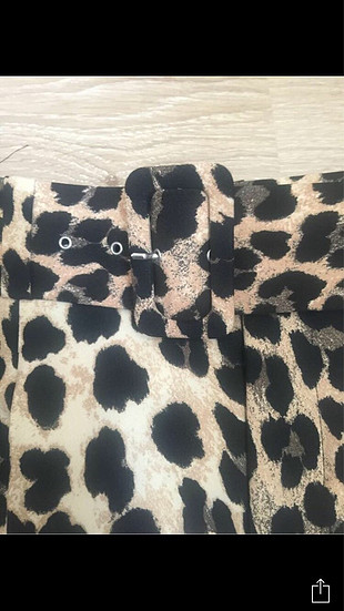 m Beden Zara leopar şort 