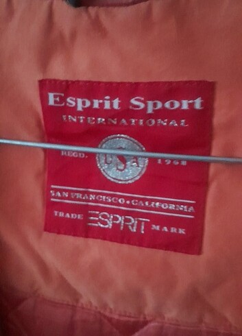 38 Beden turuncu Renk Esprit marka mont