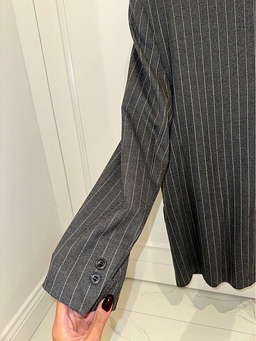 s Beden gri Renk Blazer pantolon bershka