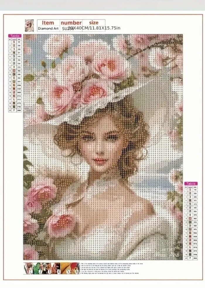 Büyük boy Elmas boyama seti - Görsel 2