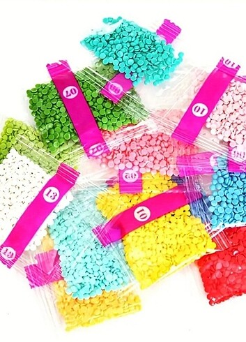 Büyük boy elmas boyama seti - Görsel 2